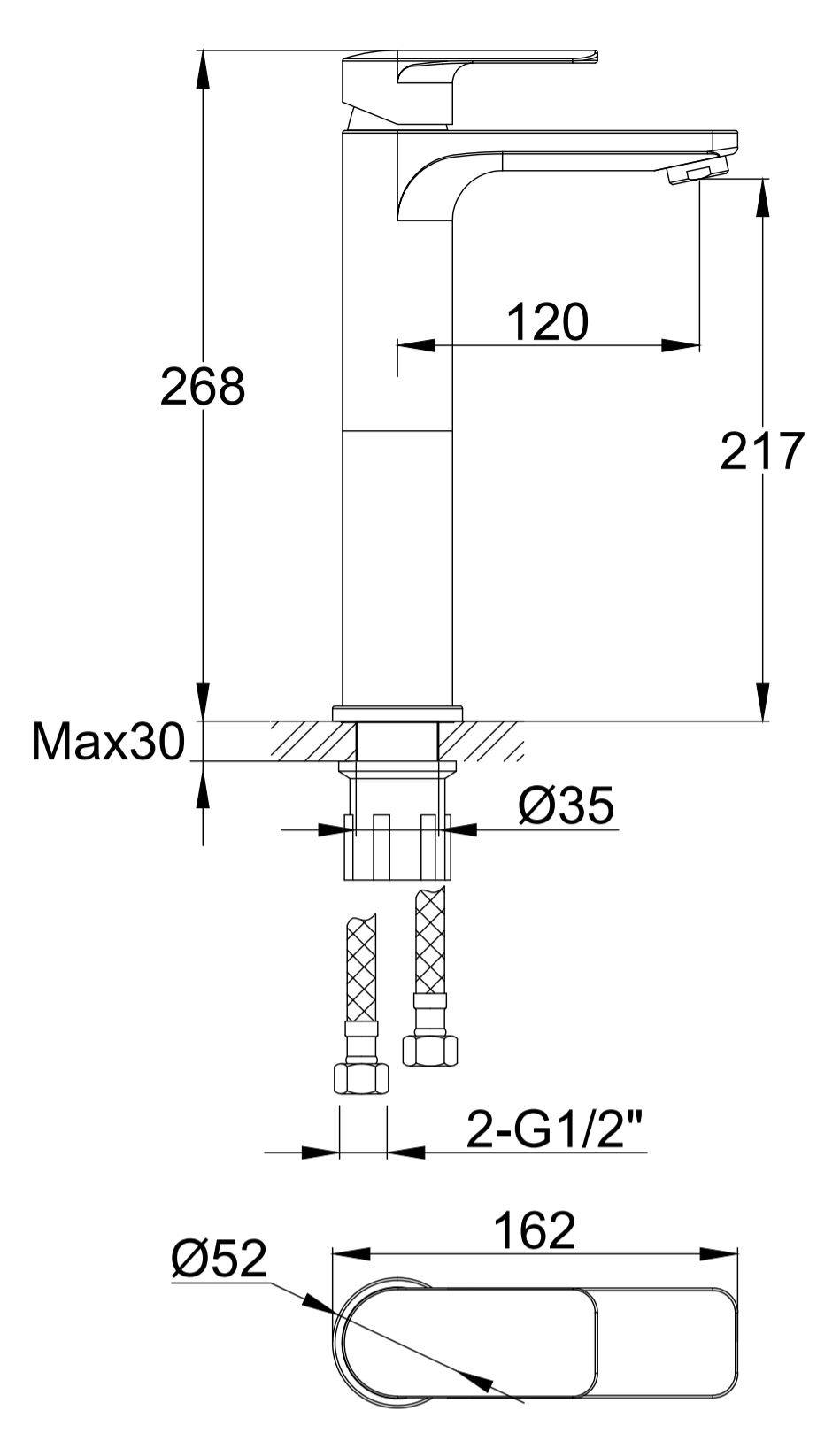 kohlman experience QB100E rysunek techni